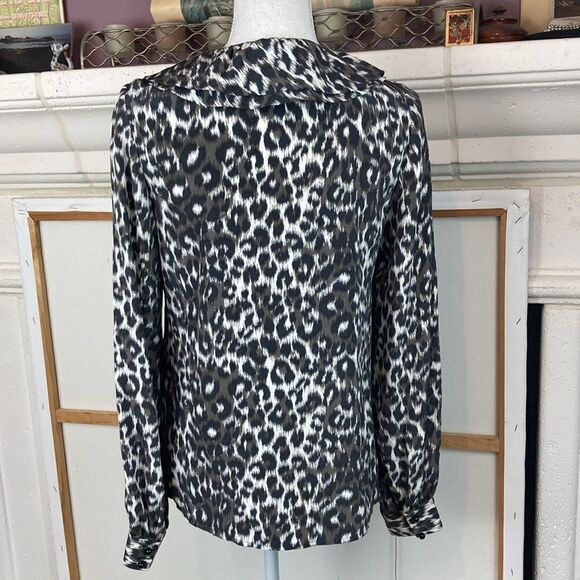 Kate Spade ♠️ silk bow tied neck blouse - Picture 2 of 15